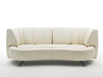 DS-164 SLIDE - Curved leather sofa by de Sede - view 3